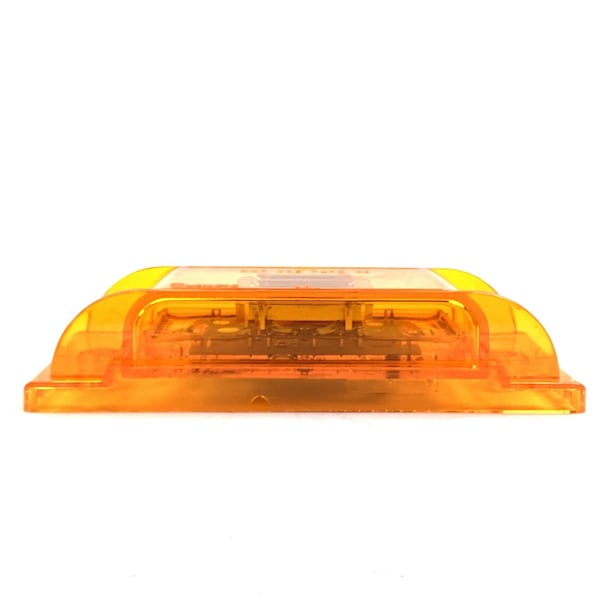 Truck-Lite Led, Yellow Rectangular, 8 Diode, Marker Clearance Light, Pc, 2 Screw, Fit N Forget M/C, 12V 21275Y - main